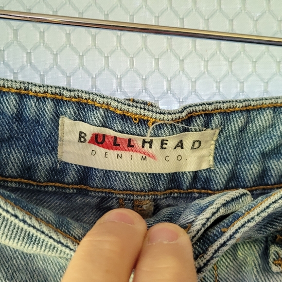 Bullhead Low Rise Denim Shorts Sz 7 - Picture 2 of 6